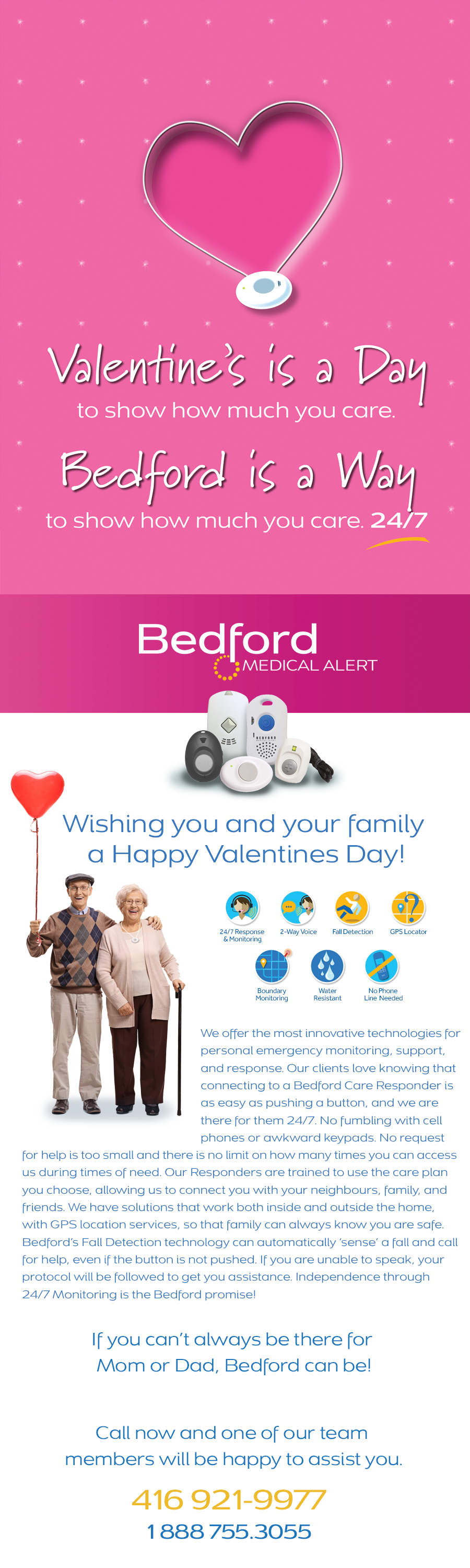 Happy Valentines Day! Show how much you care…24/7